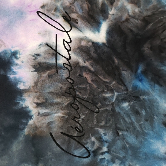 Aeropostale Tie-Dye Cropped T Shirt - Picture 3 of 7